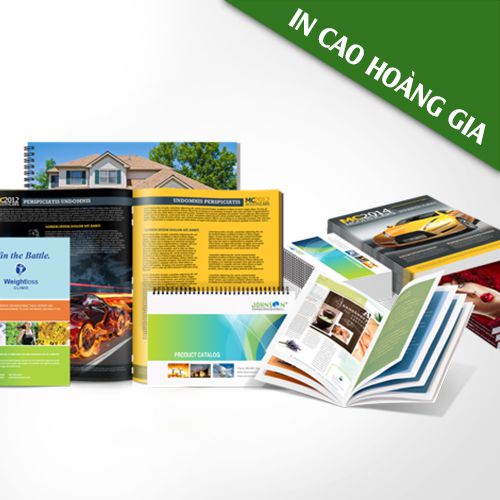 Thiết kế và in catalogue giá rẻ tại quận Tân Phú