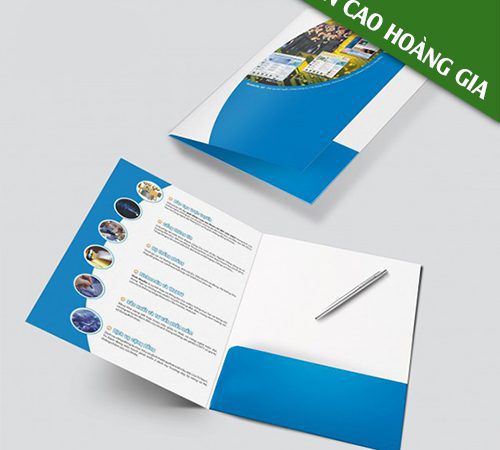 In bìa trình ký bằng giấy giá rẻ tại In Cao Hoàng Gia